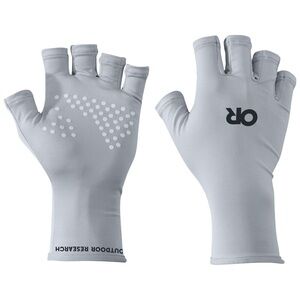 Outdoor Research Active Sun Gloves | Titanium Grey | Sz M | UPF Protection | NWT
